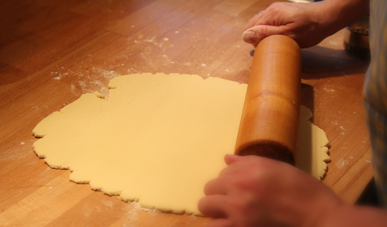 bake dough preparation free photo