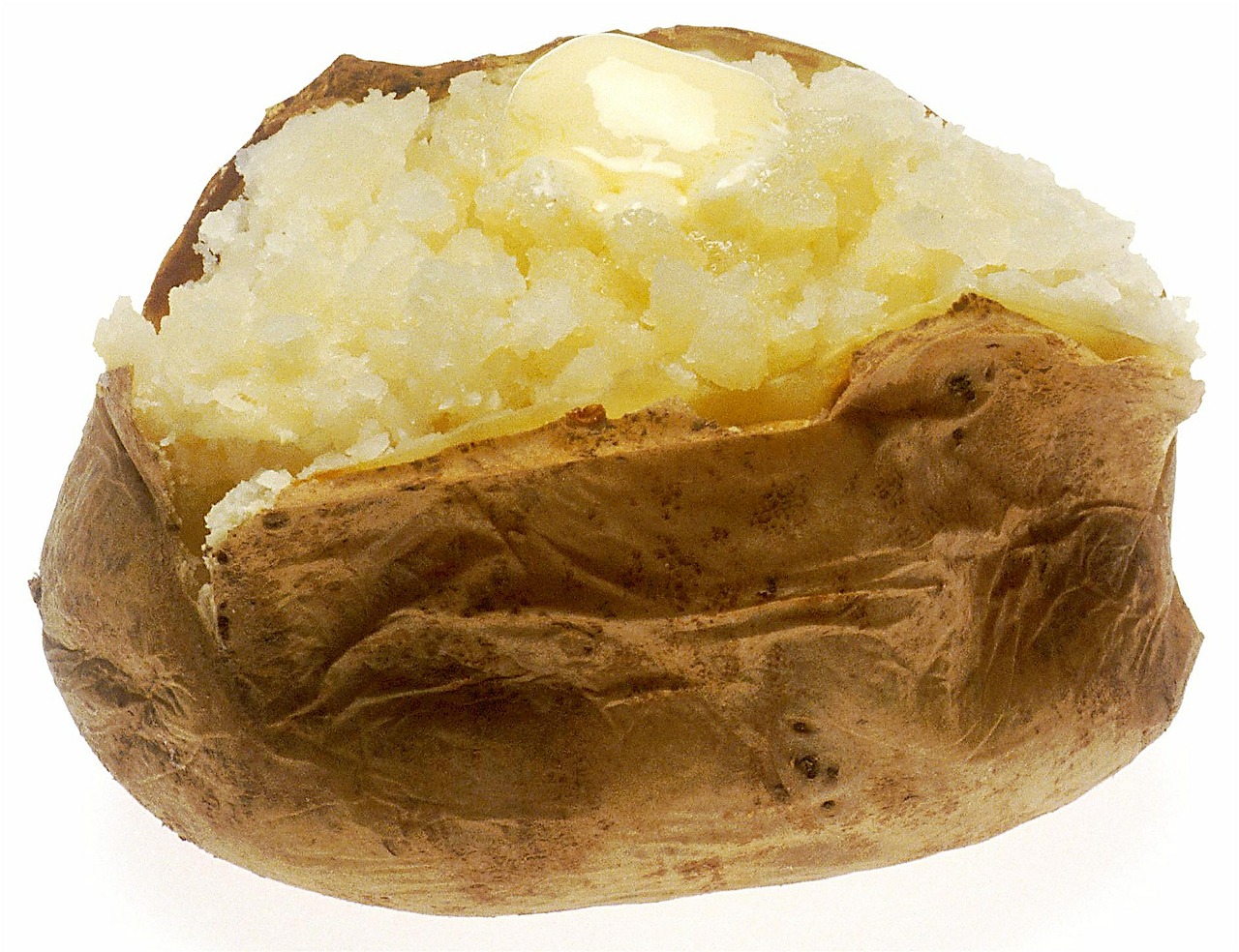 baked potato butter melted free photo