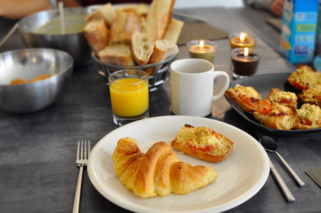 bakery coffee plate free photo