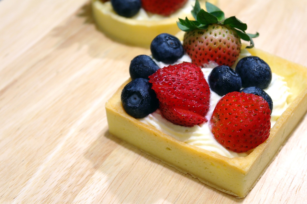 bakery fruit tart homemade free photo