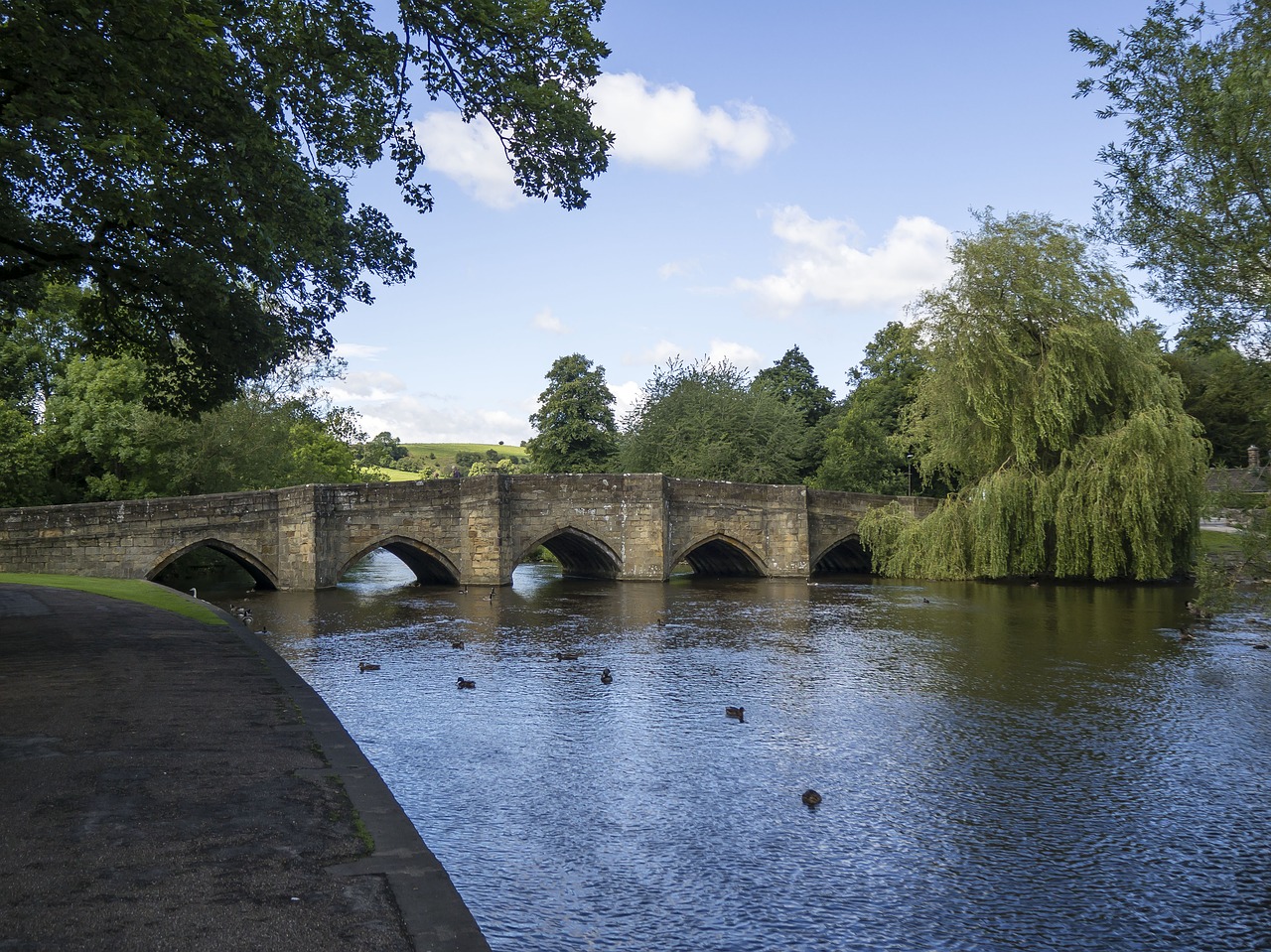 bakewell  england  bridge free photo