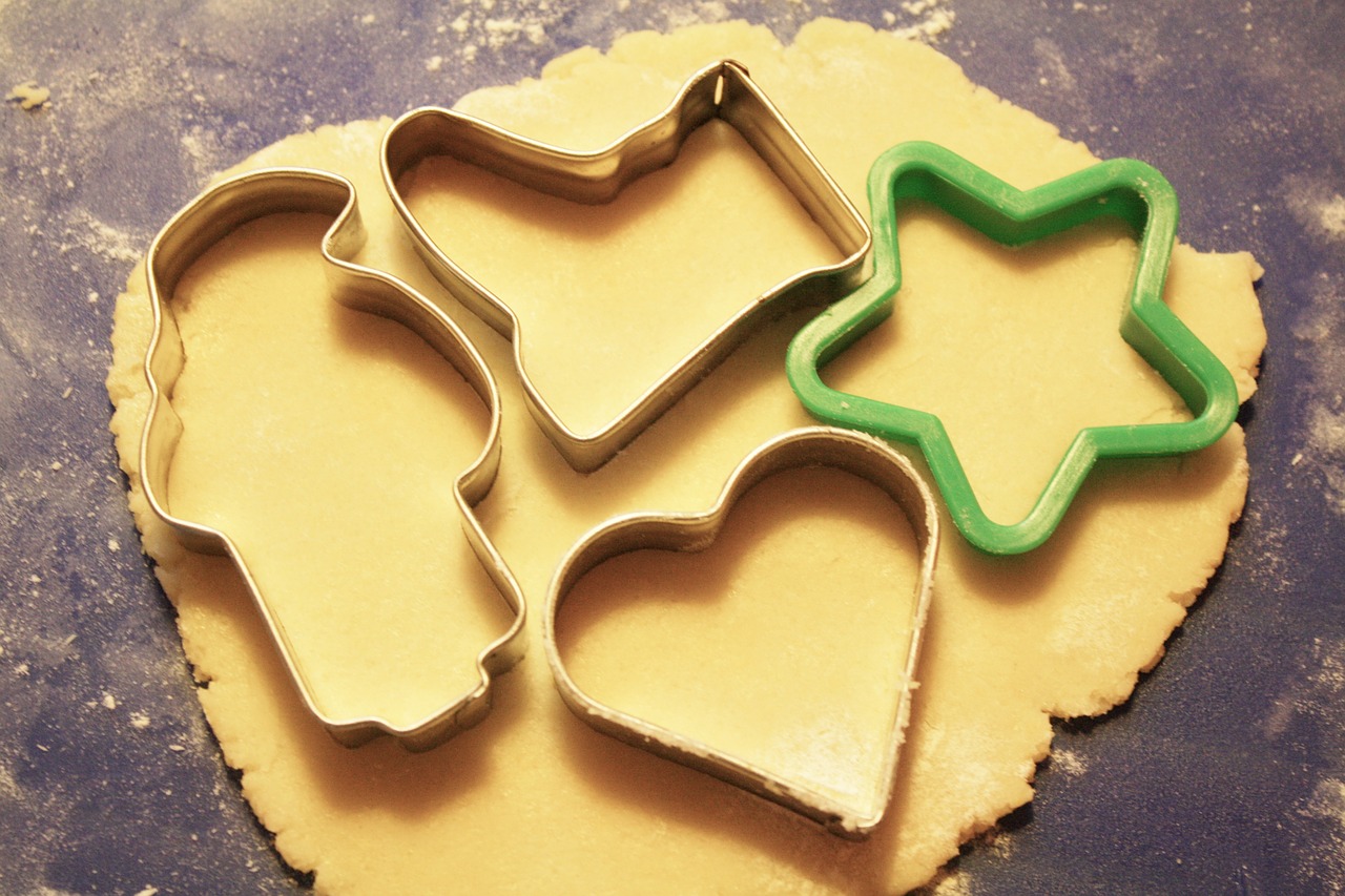 baking cookies cookie cutters dough free photo