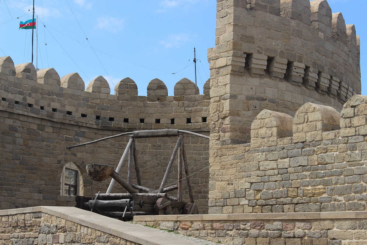 baku  azerbaijan  girl's castle free photo