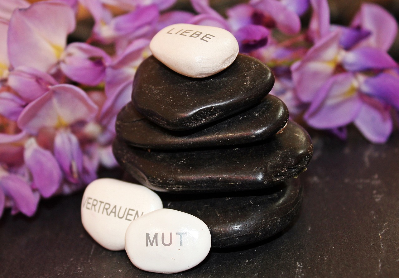 balance meditation stones free photo