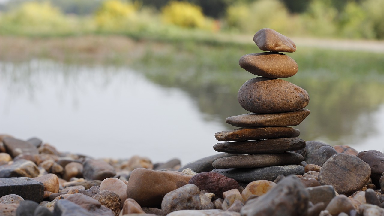 balance stone zen free photo