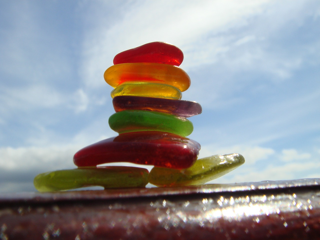 balance stones colorful free photo