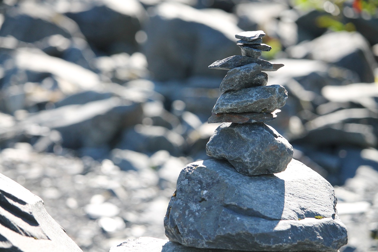 balance rocks stack free photo