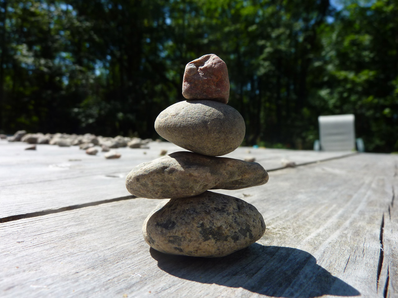 balance stone totem free photo