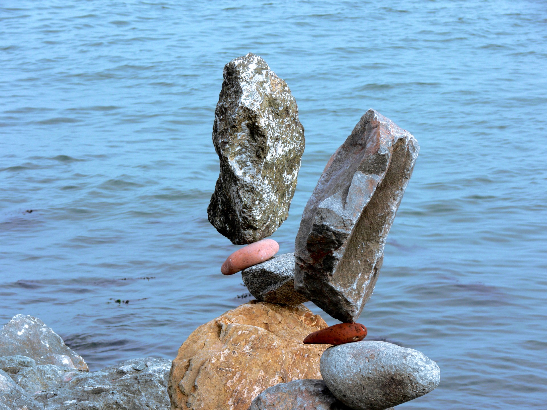 rocks balance balanced free photo