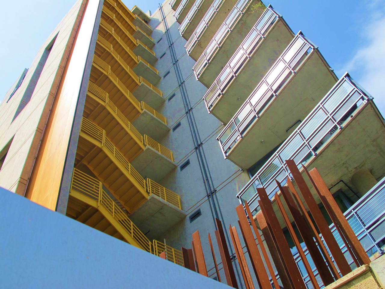 balconies san diego stairs free photo