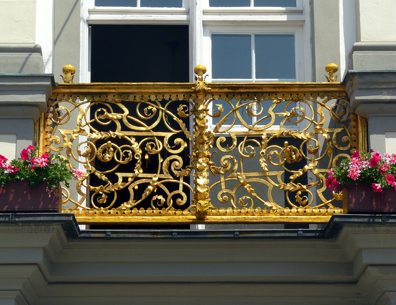 balcony gold allgäu free photo