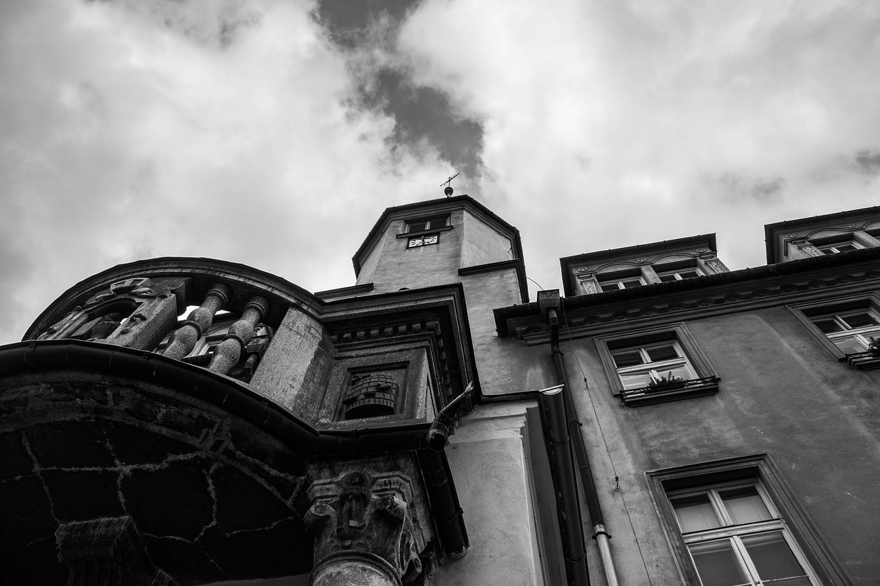 balcony heaven clouds free photo