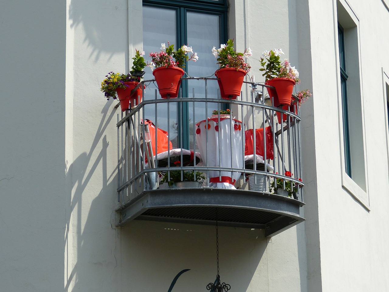 balcony braunschweig building free photo