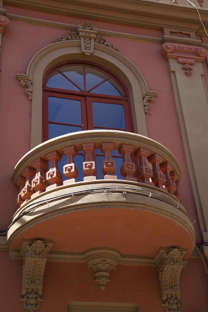 balcony facade window free photo