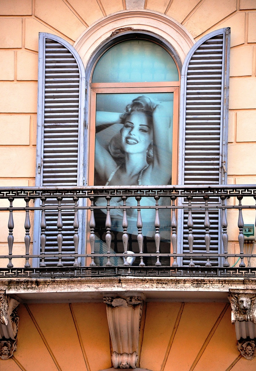 balcony window girl free photo