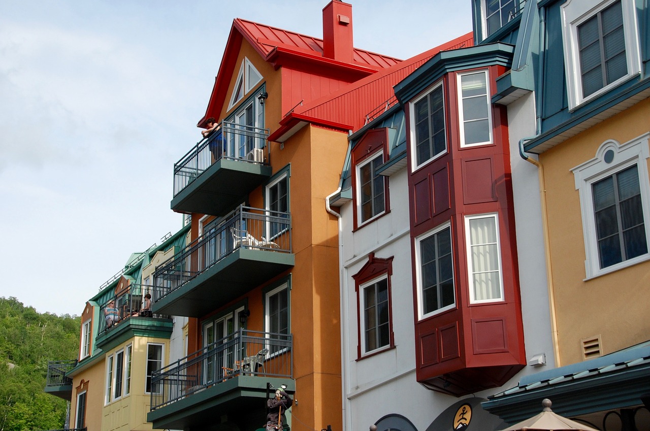 balcony building apartment free photo