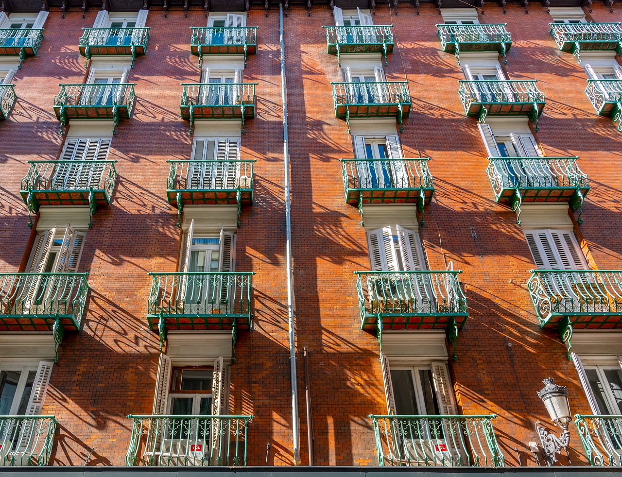 balcony  light  building free photo