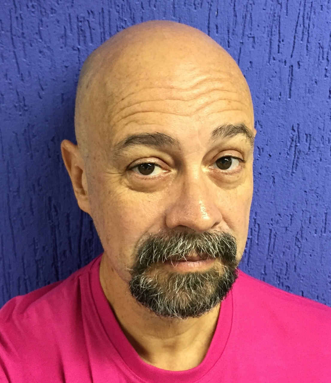 bald middle aged goatee free photo