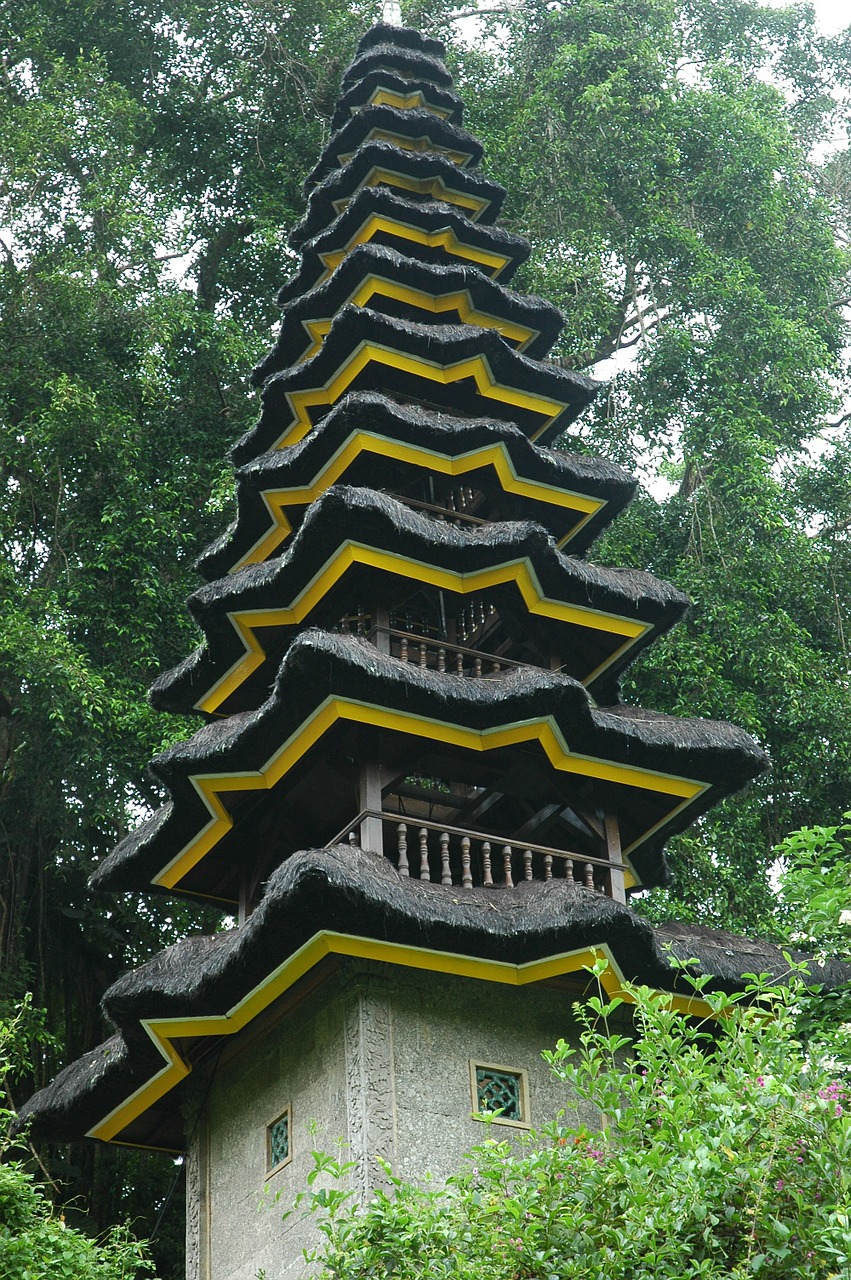 bali temple tower free photo