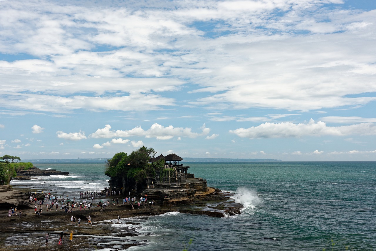 bali tanah lot the sea free photo