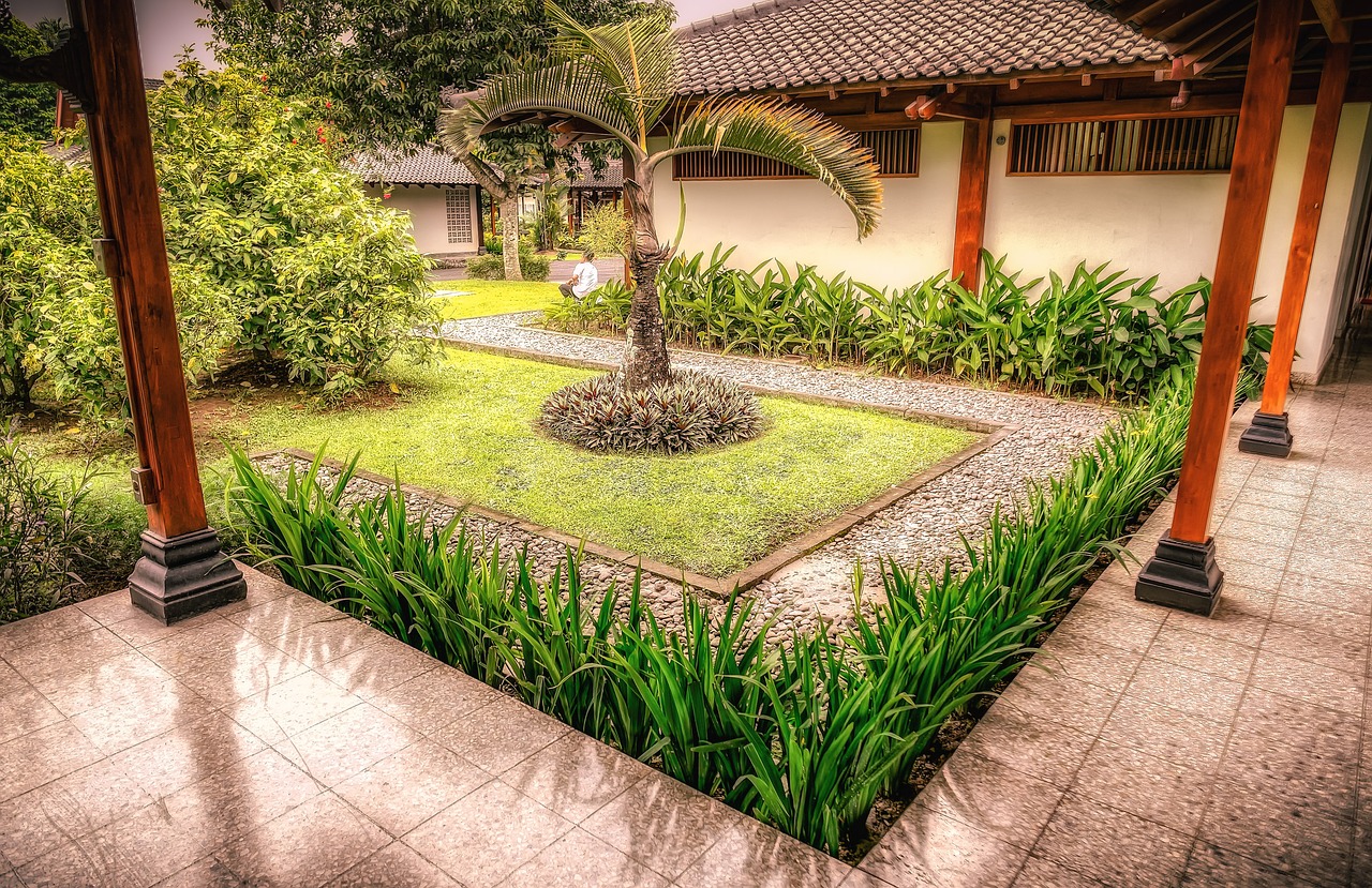 bali gardens green free photo