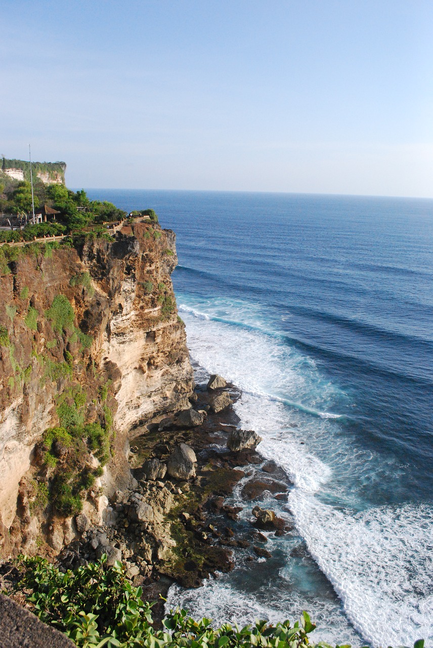 bali sea cliff free photo