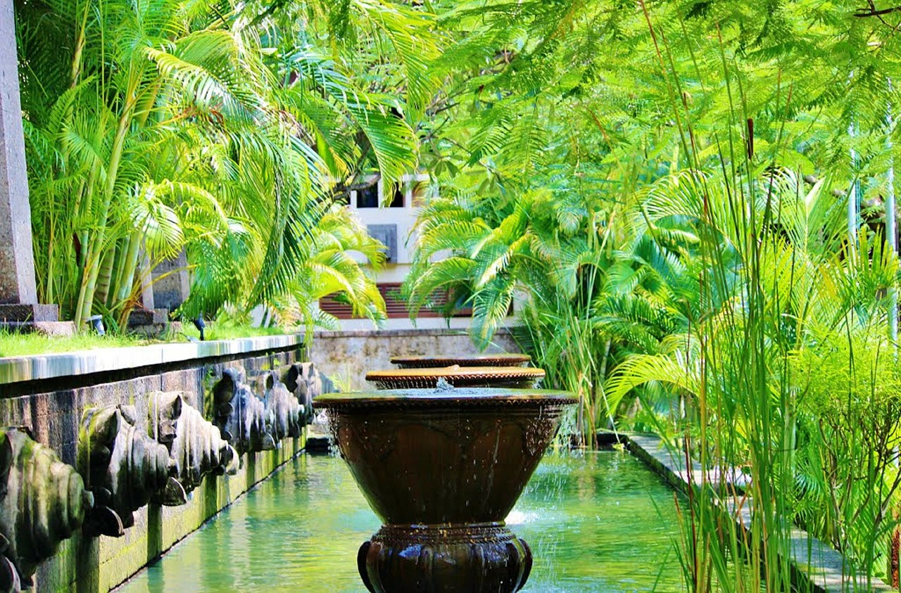 bali ubud fountains free photo