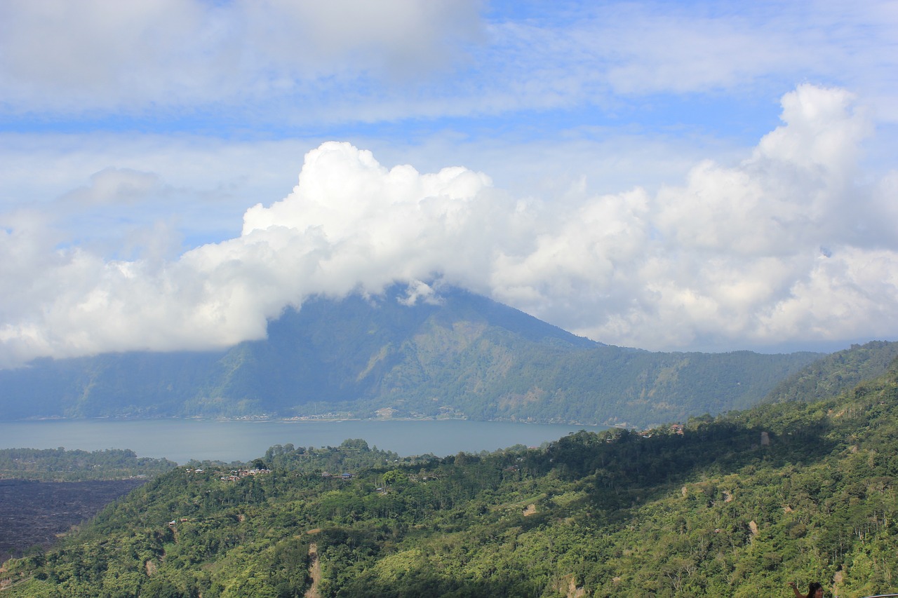 bali  indonesia  volcano free photo