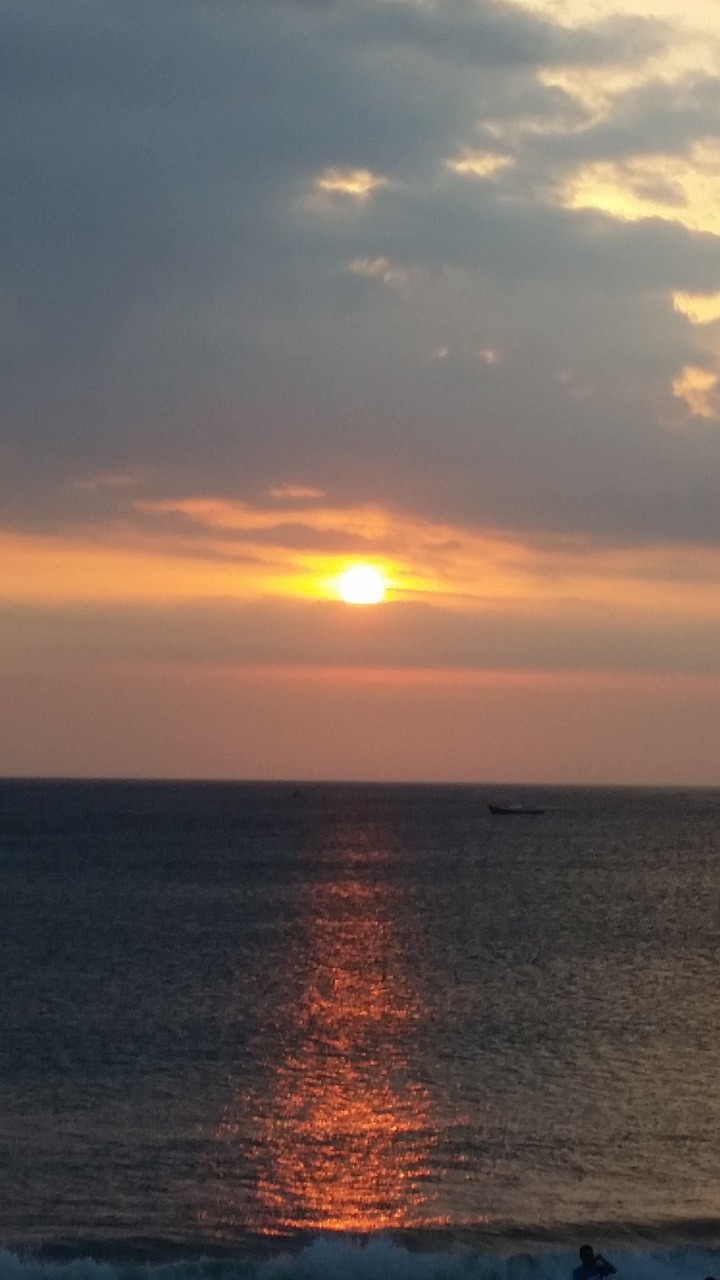 bali sunset indonesia free photo