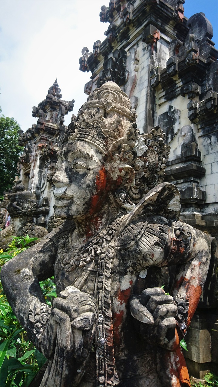 balinese  statue  deity free photo
