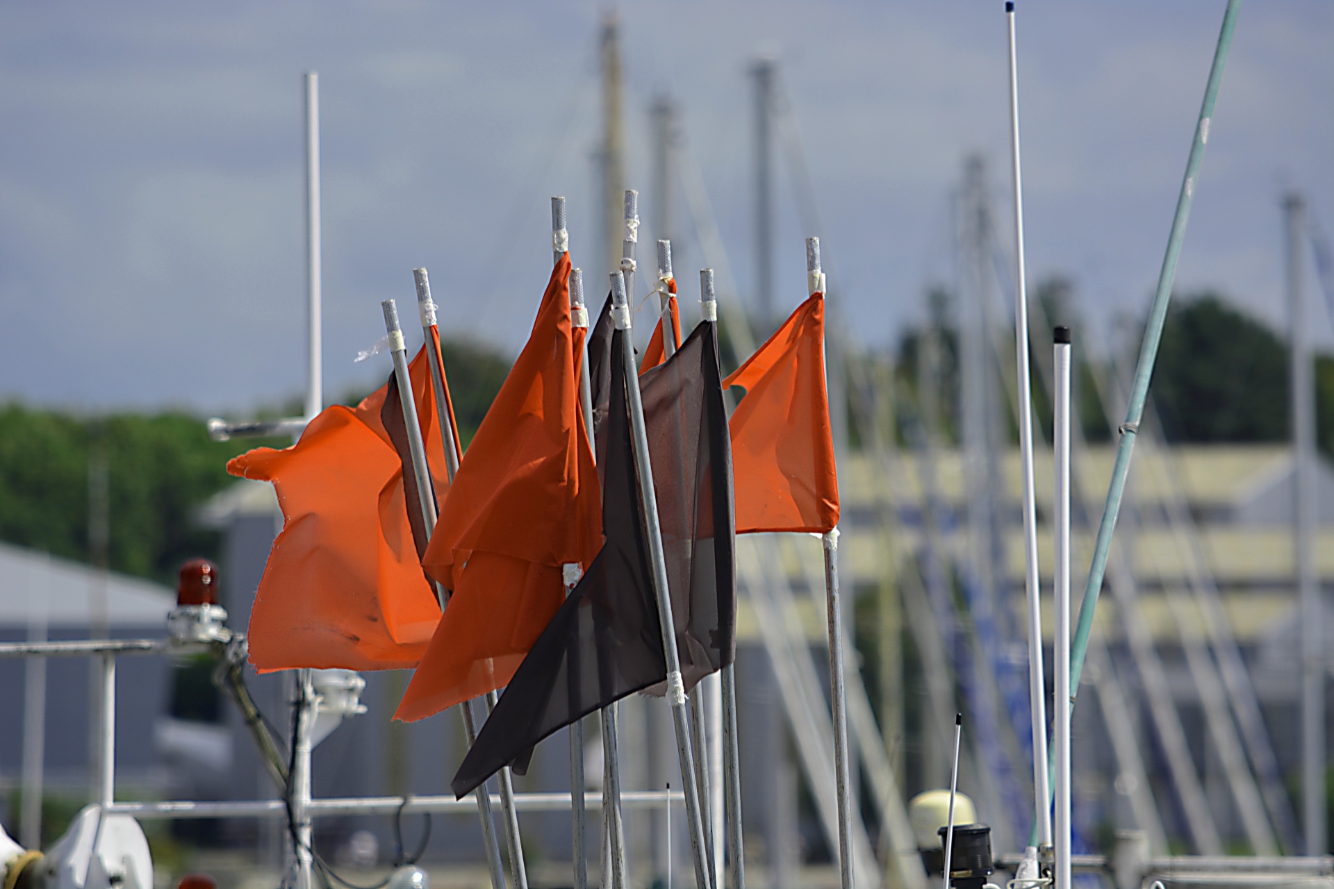 flags buoys colors free photo