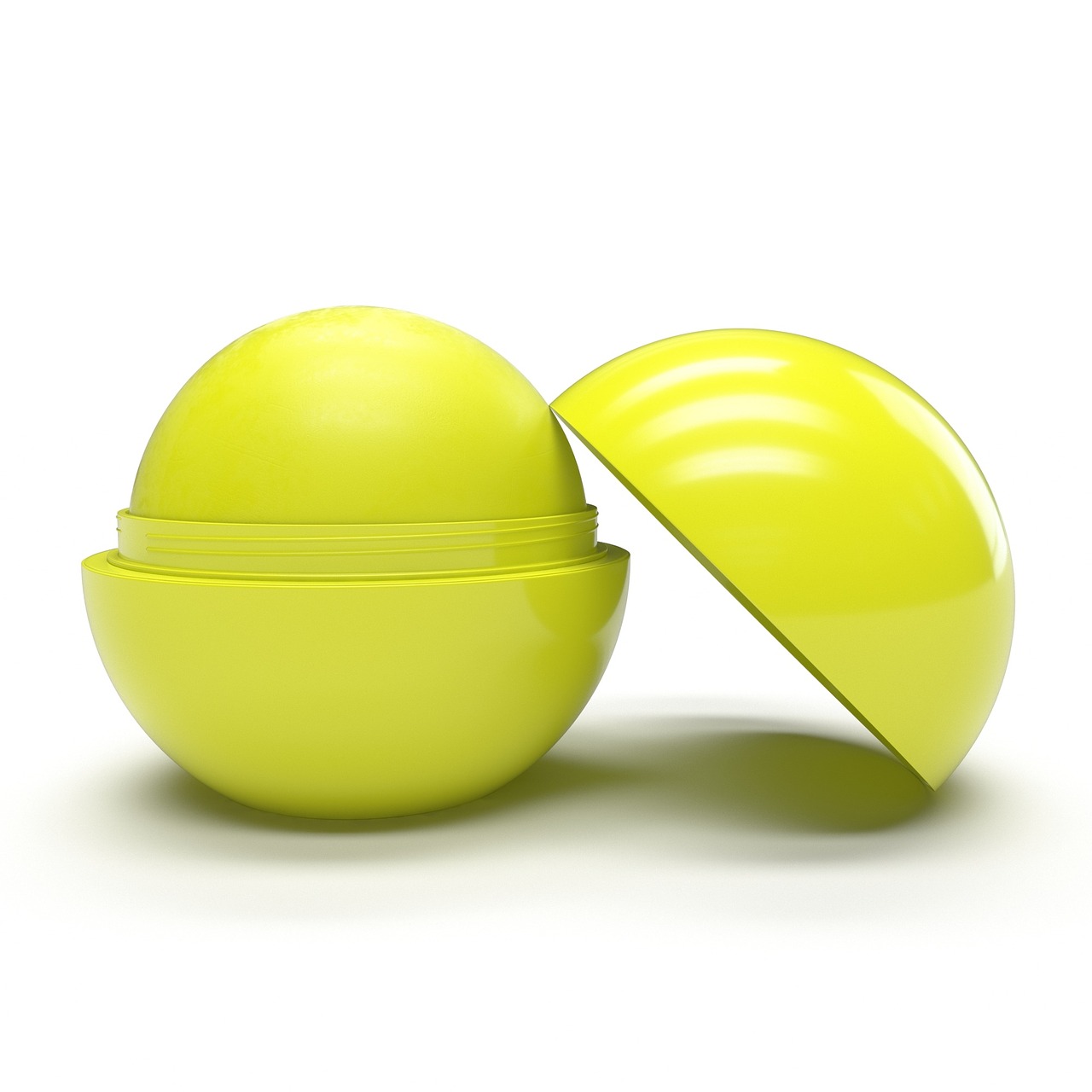 ball gloss yellow free photo