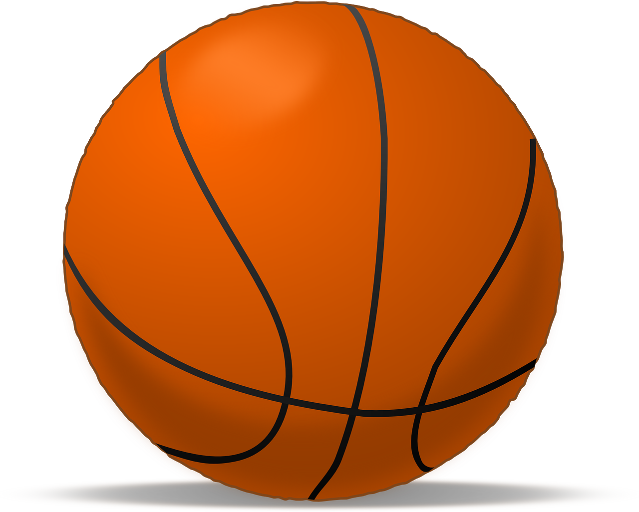ball round basketball free photo