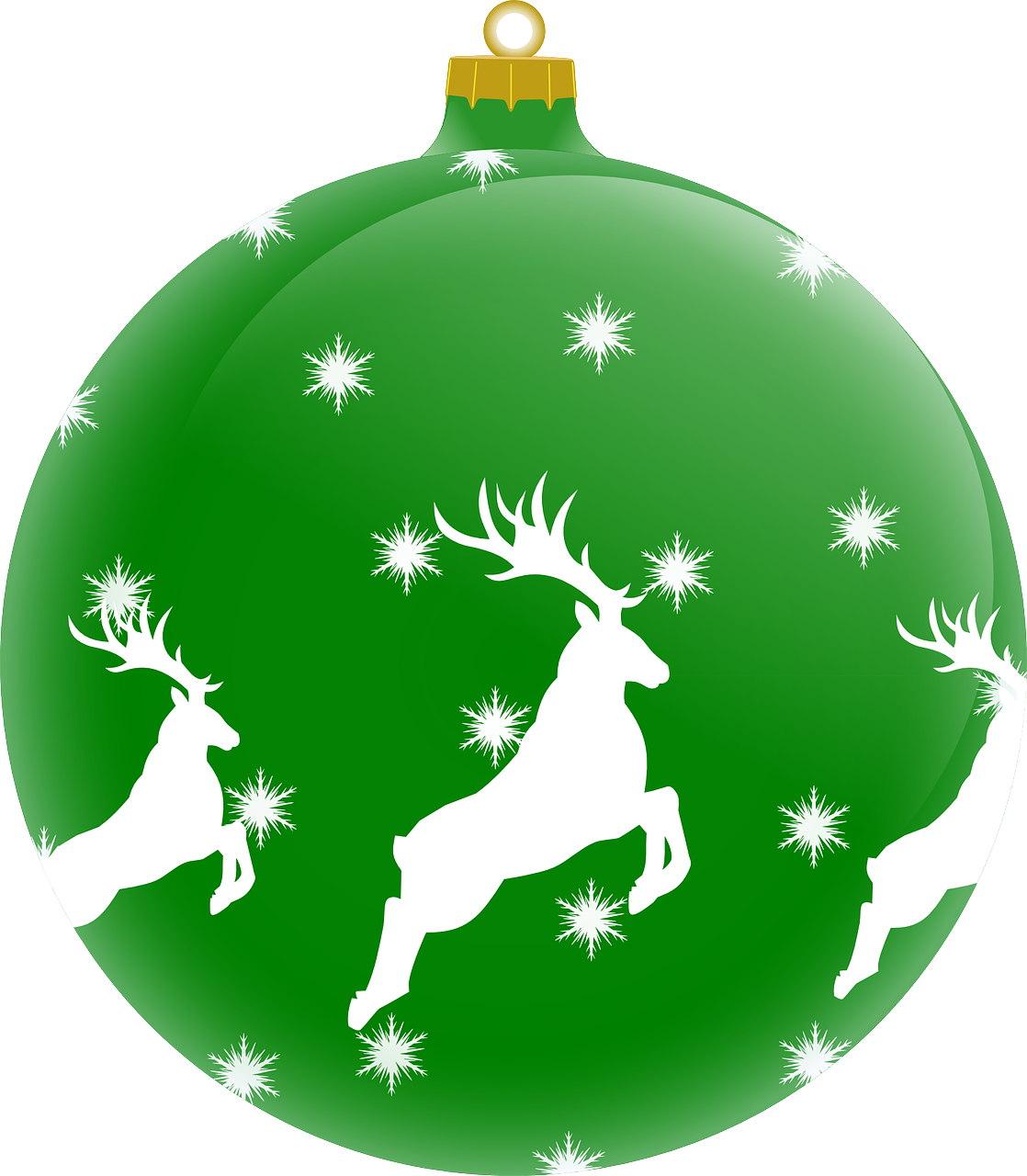 ball reindeer christmas bauble free photo