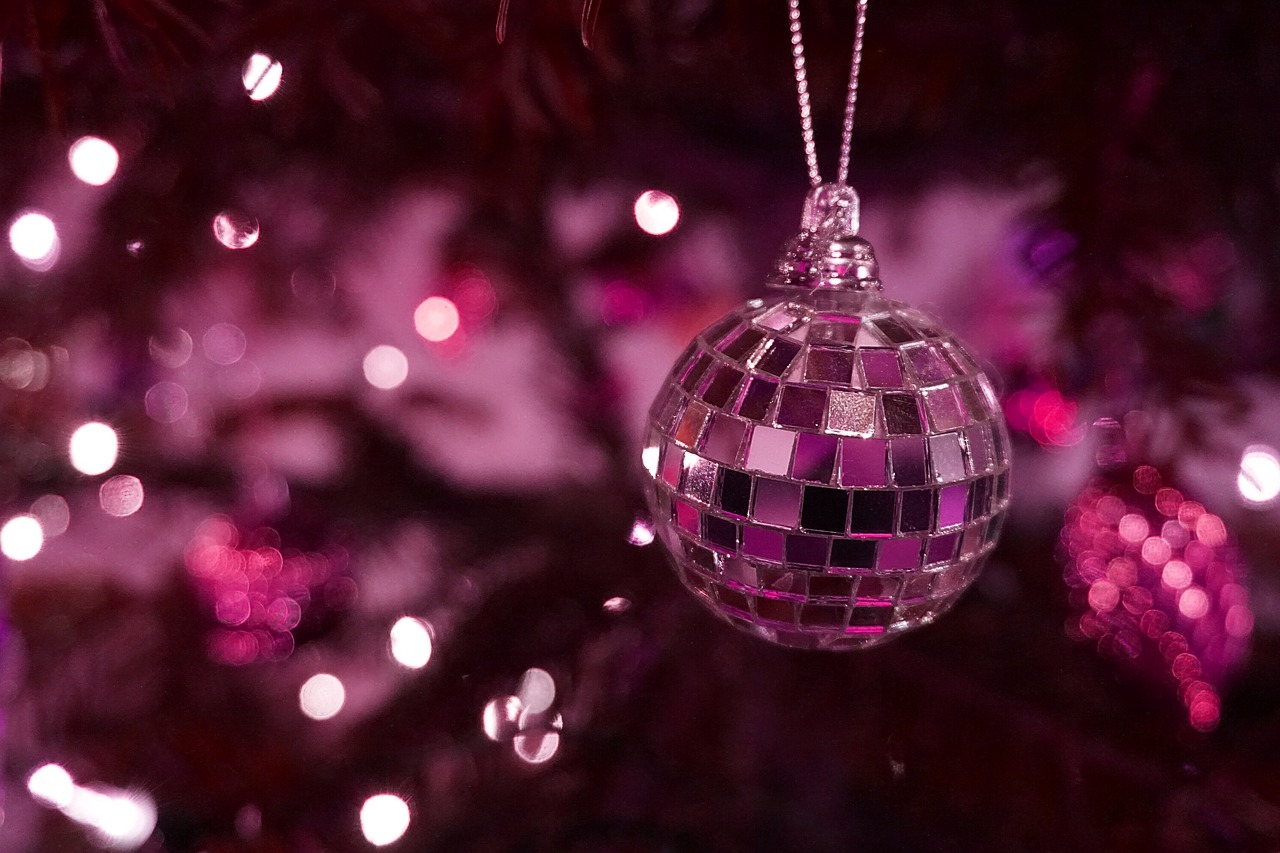 ball christmas ornament disco ball free photo