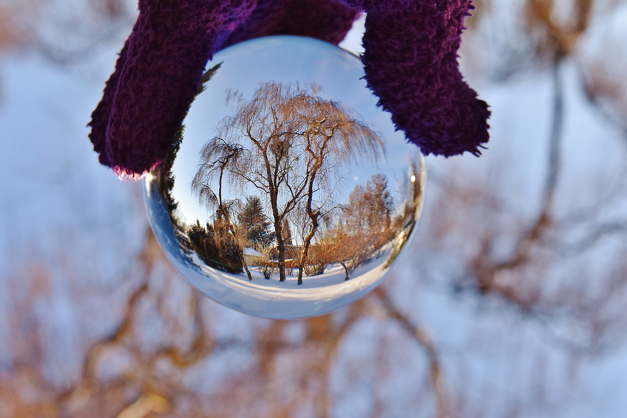 ball glass mirroring free photo