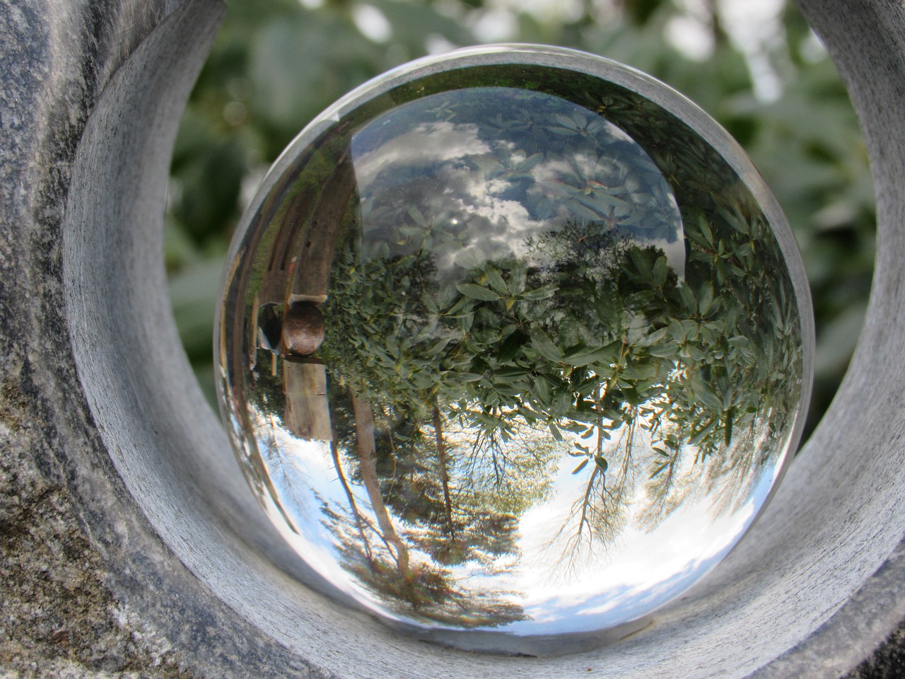 ball glass mirroring free photo
