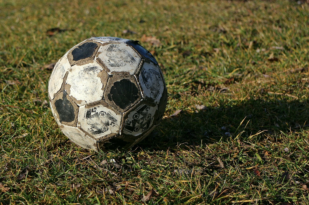 ball football worn free photo