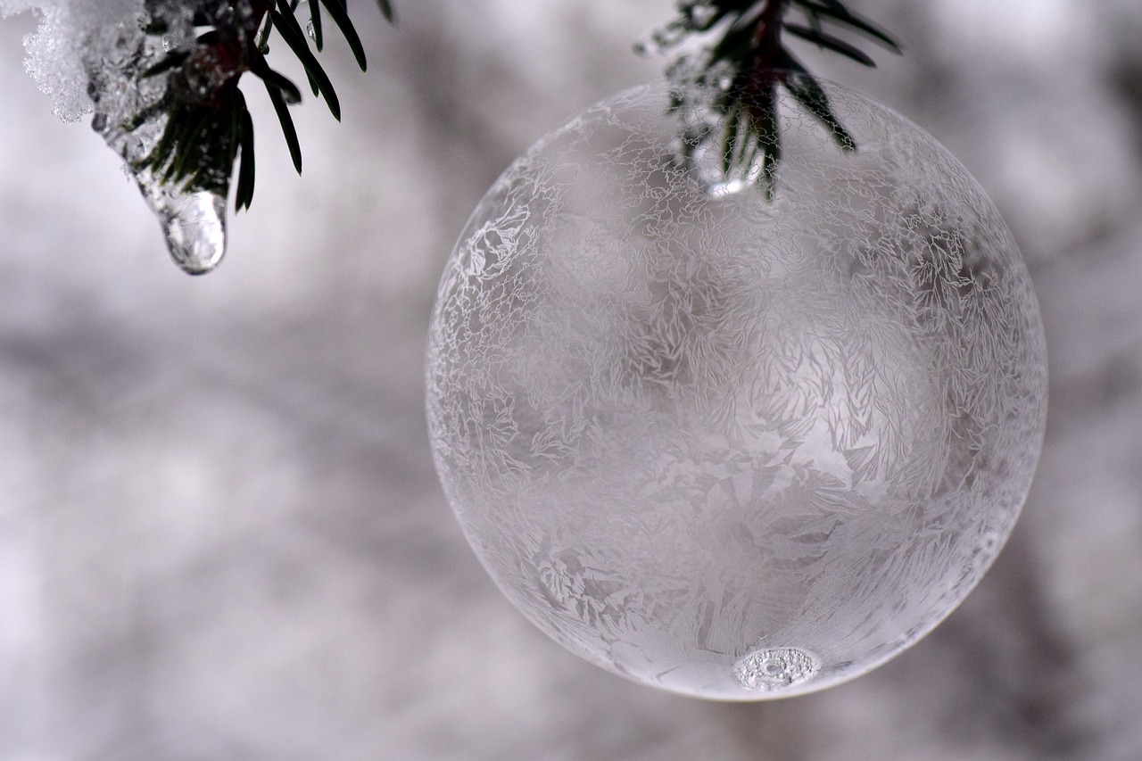 ball ice ball frosty free photo