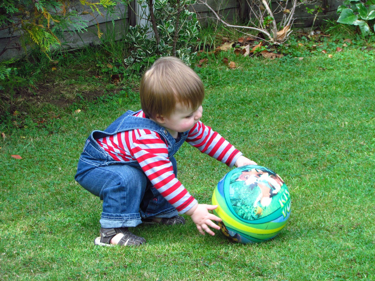 ball toddler boy free photo