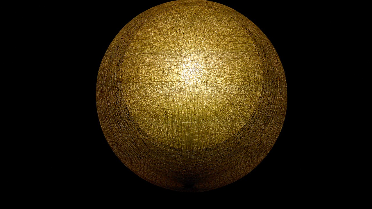 ball light yellow free photo