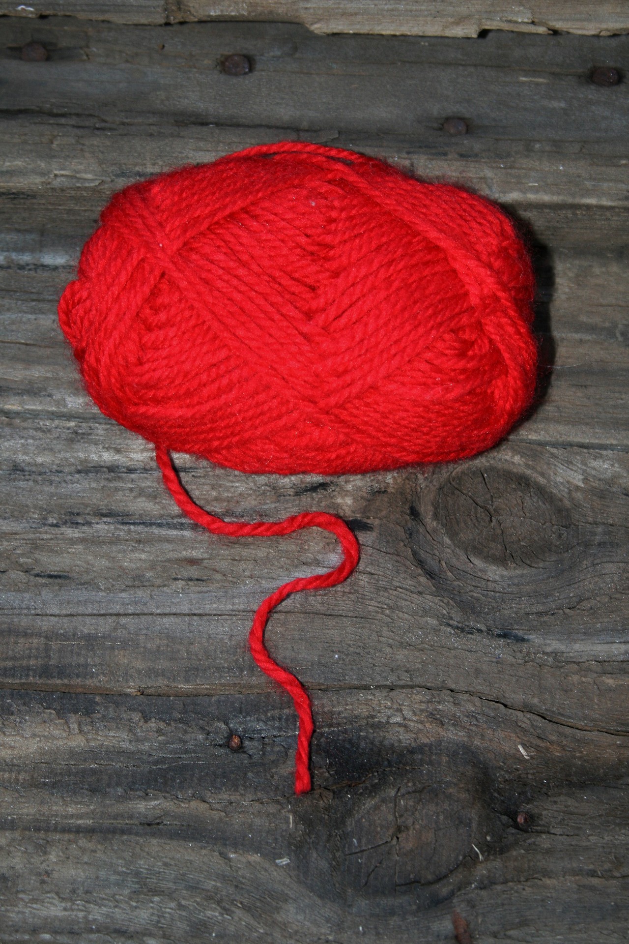 wool knitting red free photo