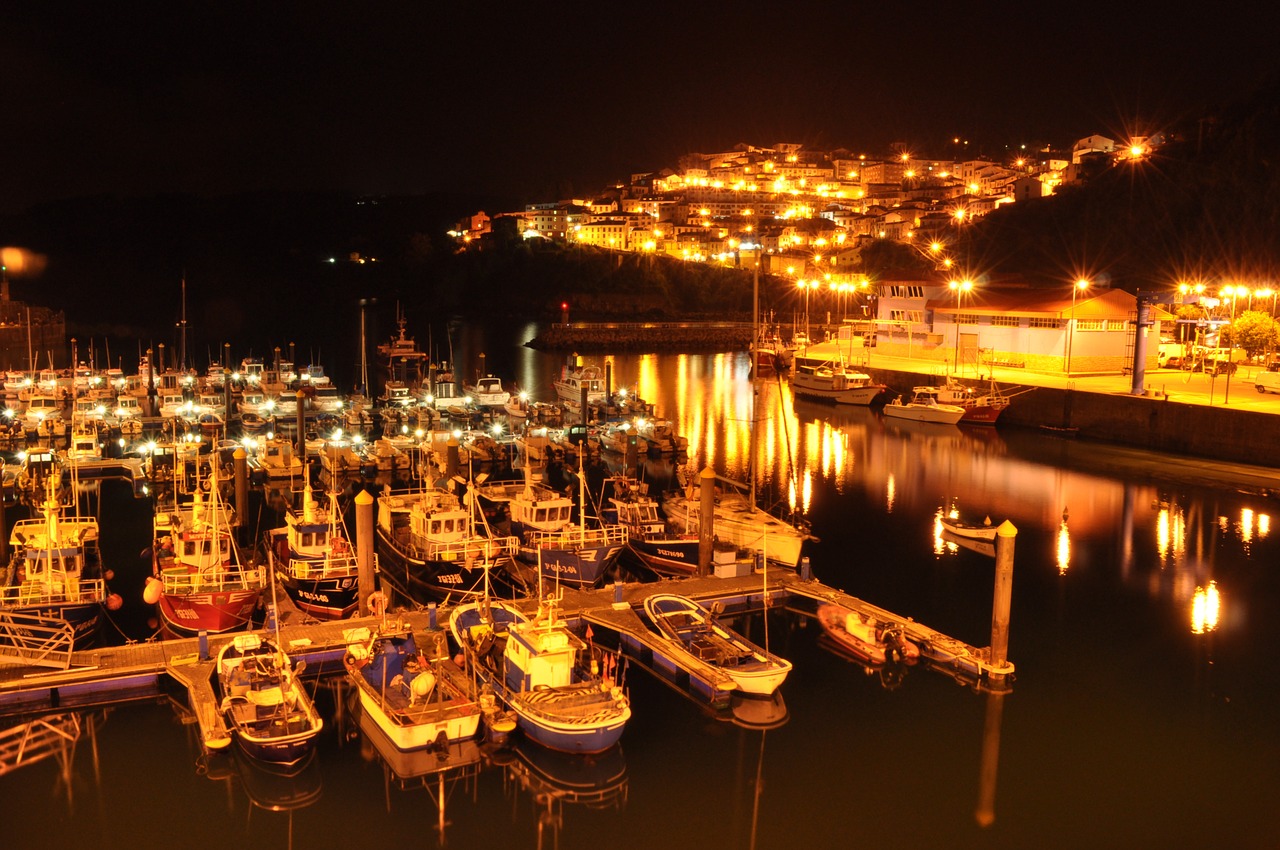 ballasts port night free photo