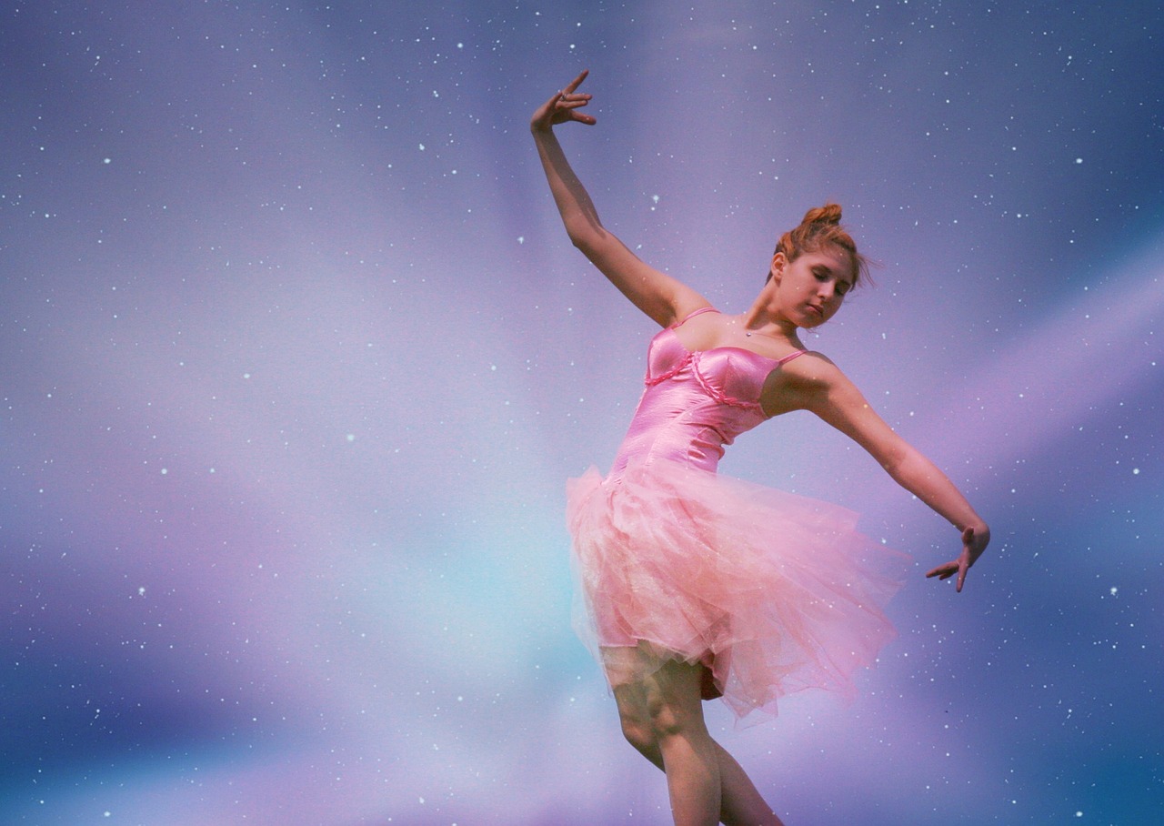 ballerina pink magic free photo