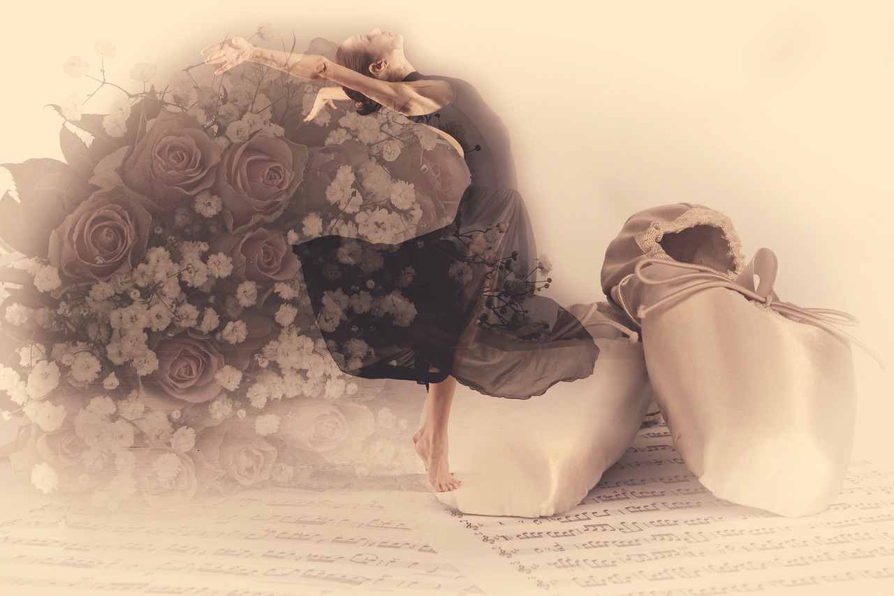 ballet  roses  elegance free photo