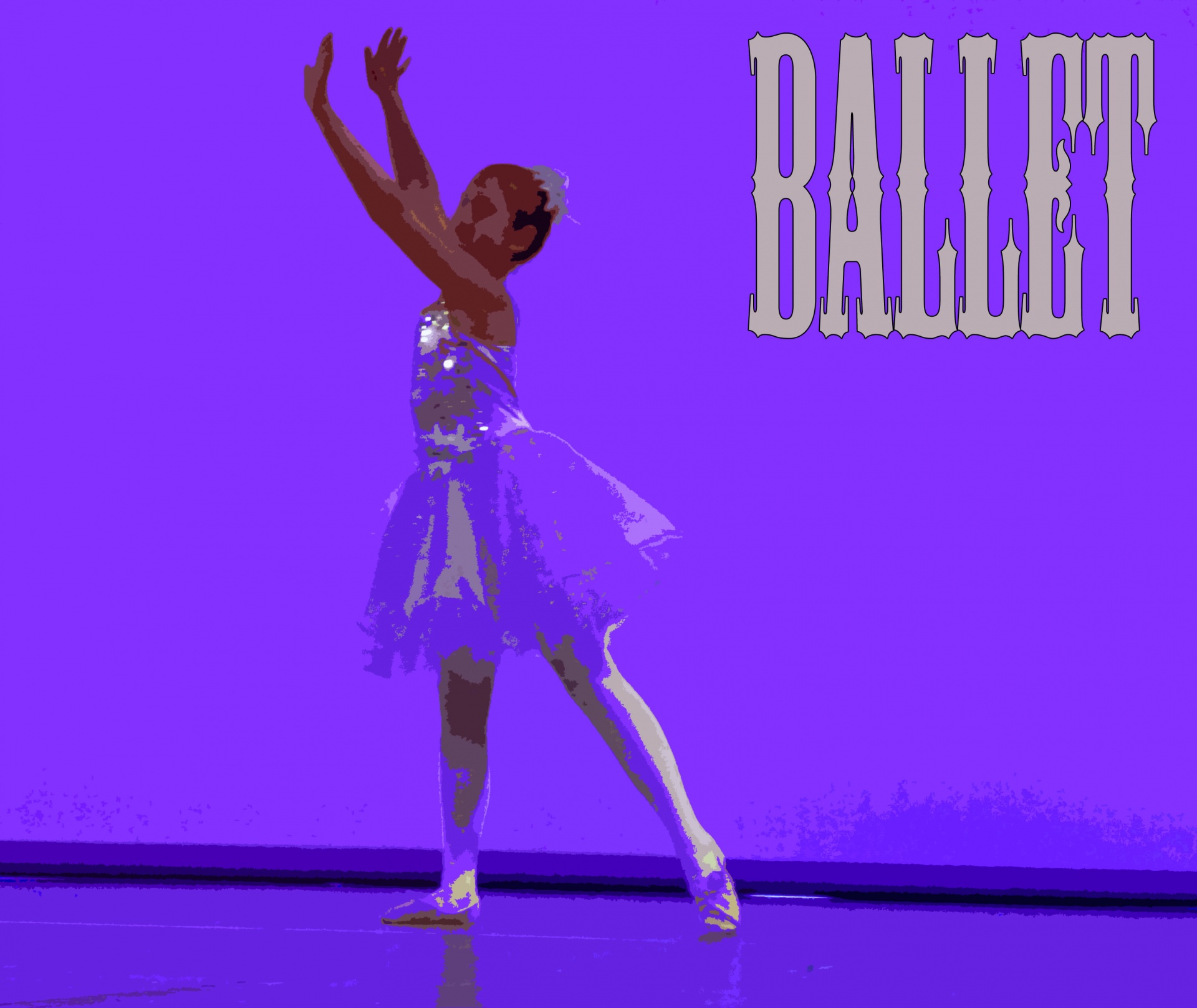 ballet poster blues free photo