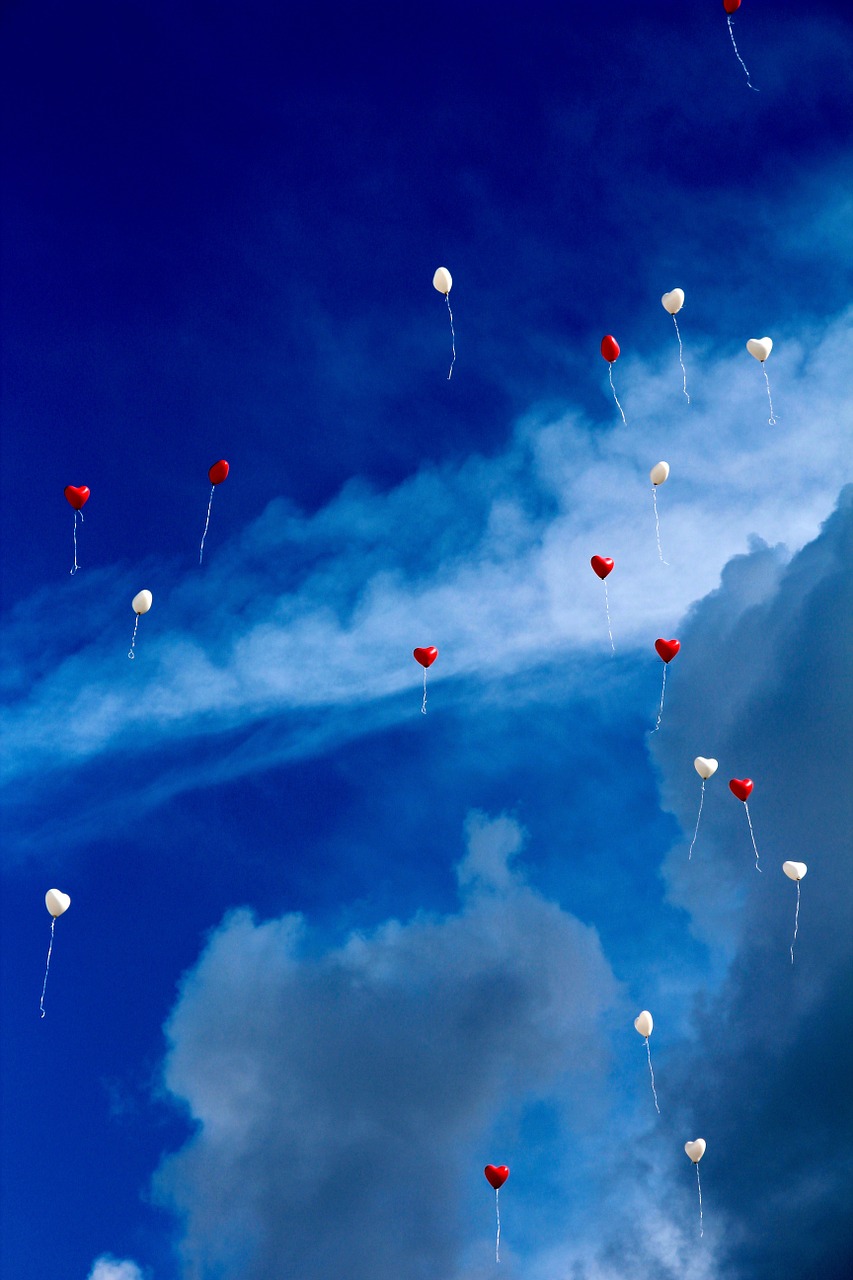 balloon heart love free photo