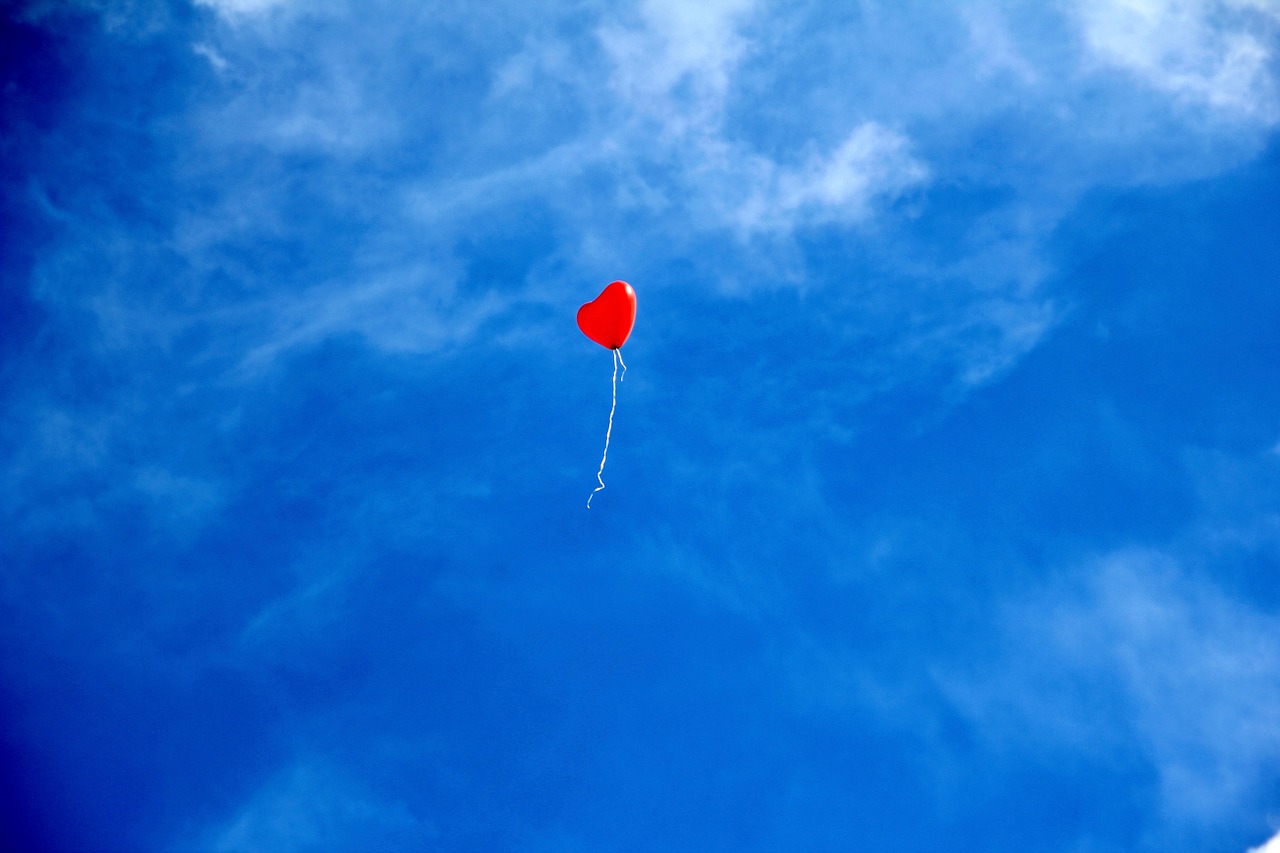 balloon heart love free photo