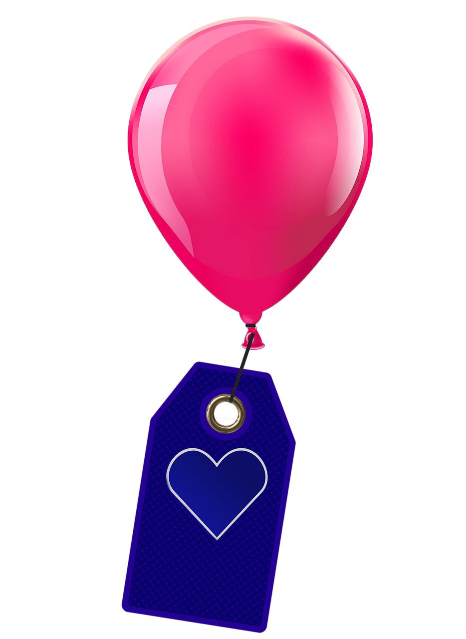 balloon shield heart free photo