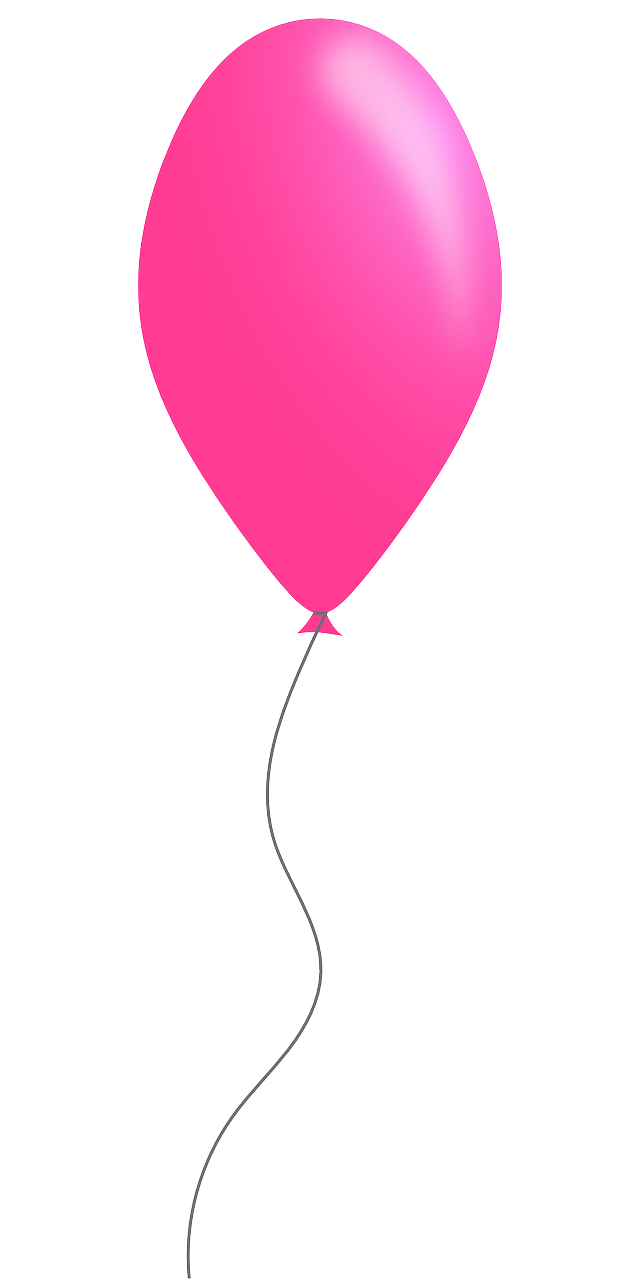 balloon party pink free photo